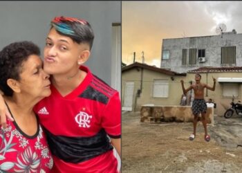 ‘Cremosinho’ comemora conquista da casa própria para a mãe