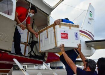 FVS-RCP inicia distribuição de doses para vacinação de adolescentes no interior do AM