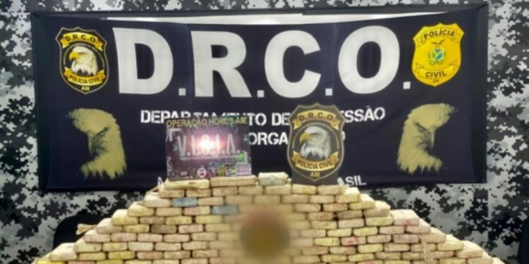 Mais de 170 quilos de cocaína são apreendidos em área rural de Manaus