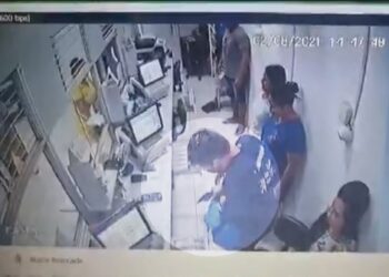 Assaltantes fazem funcionários de loteria reféns e roubam mais de R$100 mil