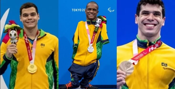 Ouro, prata e bronze: Brasil brilha no 1º dia das Paralimpíadas