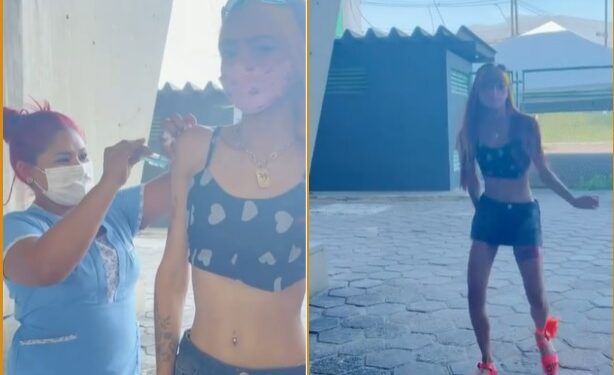Ruivinha de Marte faz dancinha para se vacinar contra Covid-19; veja o vídeo