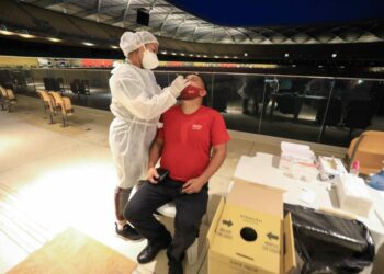 Testagem para Covid-19 em público que irá participar de evento teste com show de Tierry iniciam em Manaus