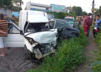 Duas pessoas ficam feridas em acidente de trânsito, na zona Norte de Manaus