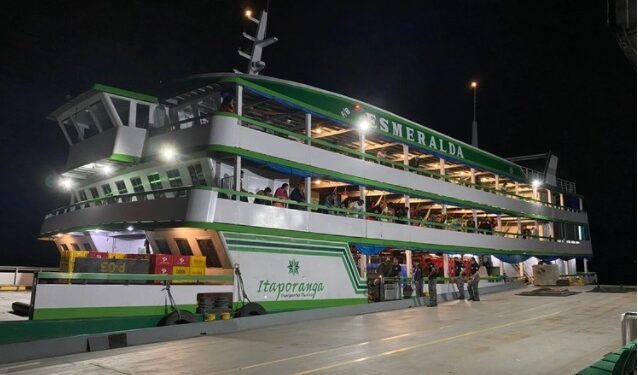 Cocaína é apreendida escondida em colunas de embarcação que saiu de Tabatinga para Manaus