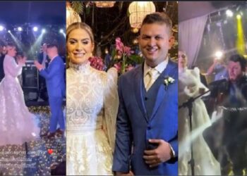 Preso por desviar R$100 milhões da educação, dono do supermercado Rodrigues se casa com blogueira em hotel de luxo