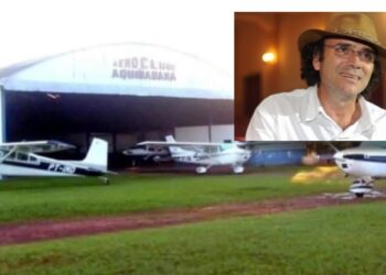 Bandidos invadem aeroporto e roubam três aviões, dentre eles, do cantor Almir Sater