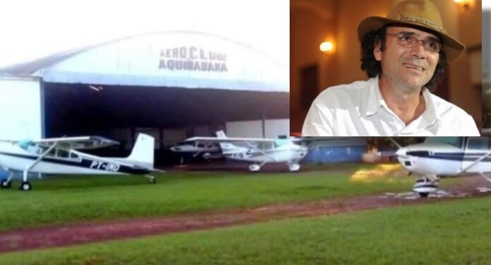 Bandidos invadem aeroporto e roubam três aviões, dentre eles, do cantor Almir Sater