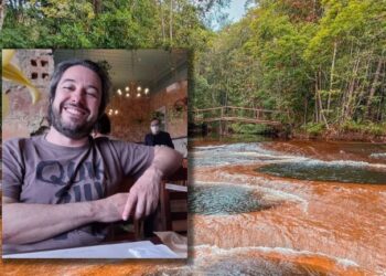 Turista morre ao cair e ser arrastado por correnteza em cachoeira, em Presidente Figueiredo
