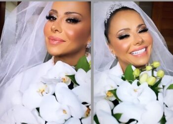 Viviane Araújo se casa nesta sexta (3) com vestido de ‘princesa’