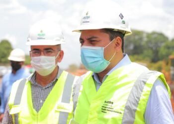 Wilson Lima vistoria fase final das obras de duplicação da AM-070