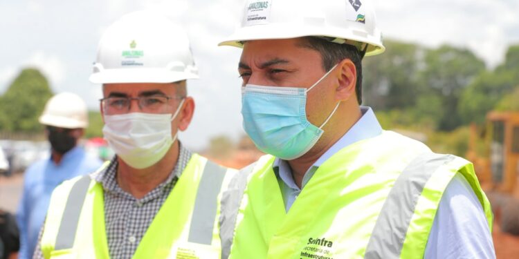 Wilson Lima vistoria fase final das obras de duplicação da AM-070