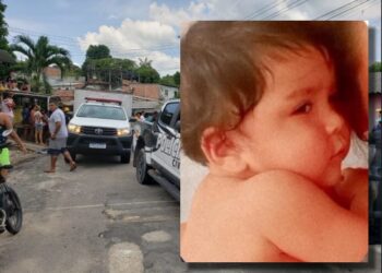 Bebê de 11 meses atingido com tiro na cabeça durante duplo homicídio, morre em Manaus