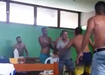 VÍDEO: Jogador é esfaqueado durante briga por farinha no interior do Amazonas