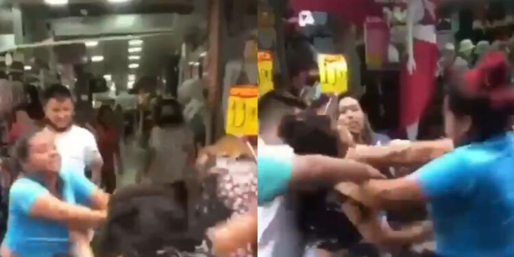 Vendedoras do ‘bate palma’ vão aos tapas por cliente, no Centro de Manaus
