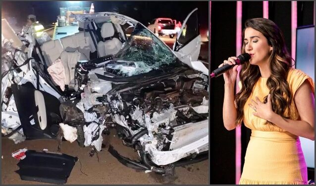 Milagre: Cantora gospel sobrevive após ter carro destruído em acidente em rodovia