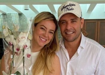 Casados? Diogo Nogueira e Paolla Oliveira são flagrados em cartório