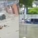 Forte chuva que cai em Manaus já causa desabamento de casa, deslizamento de terra e alagamento de ruas