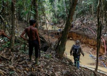 Duas crianças Yanomami morrem após serem sugadas por draga de garimpo ilegal