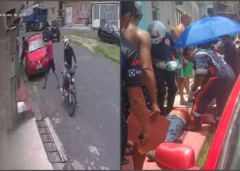 VÍDEO: Trabalhador é morto com tiro na cabeça durante assalto mesmo sem reagir