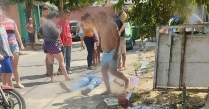 Homem é executado a tiros em plena luz do dia, na zona Leste de Manaus