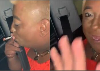 VÍDEO: Patixa é flagrada fumando cigarrinho ‘suspeito’ na balada