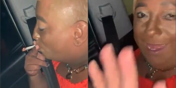 VÍDEO: Patixa é flagrada fumando cigarrinho ‘suspeito’ na balada