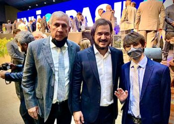 Amazonino, Amom e Beto Michiles confirmam filiação ao União Brasil; ‘Negão’ confirma pré-candidatura ao Governo do AM