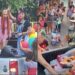 Ruivinha de Marte volta às origens e distribui brinquedos para crianças carentes do Coroado