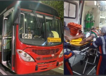 ‘Taradão do ônibus’ é pego pela população no T4 e leva a maior surra