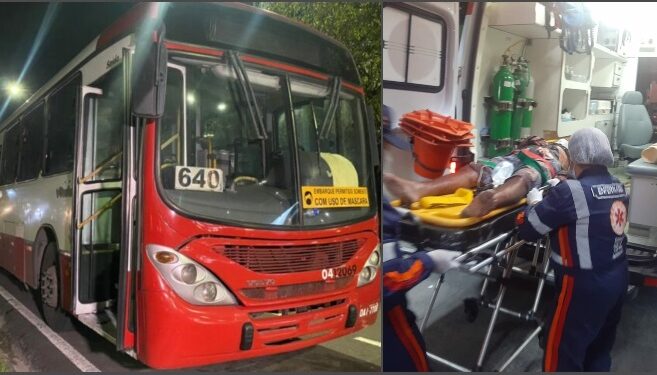 ‘Taradão do ônibus’ é pego pela população no T4 e leva a maior surra
