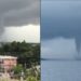 VÍDEO: Trombas d’água gigantes são registradas em dois pontos de Manaus