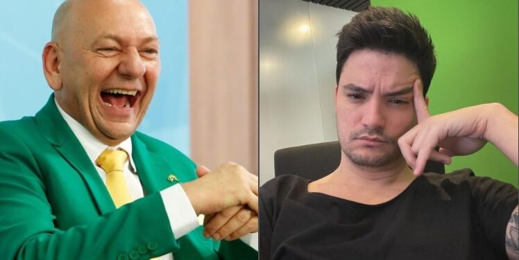 Luciano Hang entra com queixa crime contra Felipe Neto por calúnia