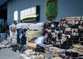 Duas toneladas de drogas, fuzis e granadas são apreendidos em operação no Amazonas