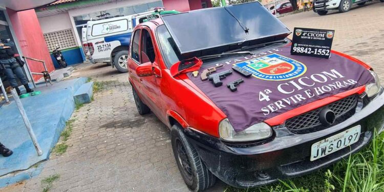 Suspeitos de assaltar e agredir idosa são detidos pela polícia na zona Leste de Manaus