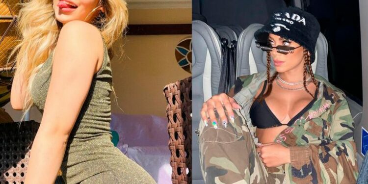 ‘Aprendi a inventar fake news com você’, diz MC Melody para Anitta