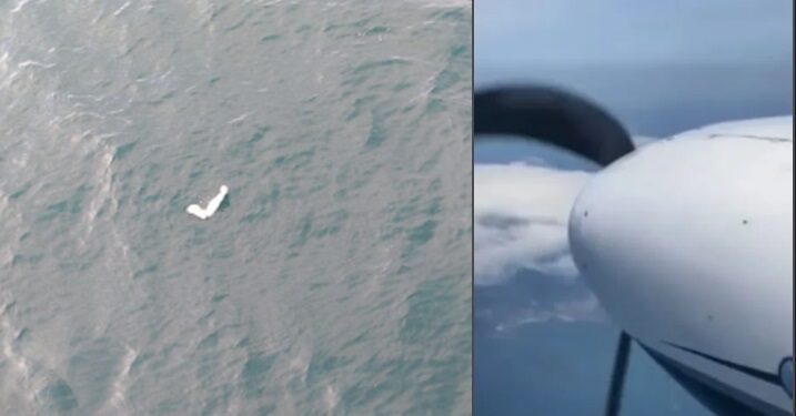 Avião bimotor com três pessoas a bordo cai no mar e elas seguem desaparecidas