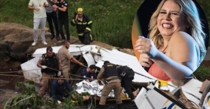 Avião que transportava Marília Mendonça bateu em fios de alta tensão antes de cair