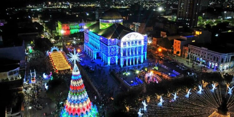 Circuito Largo de São Sebastião recebe programação natalina e encanta público amazonense