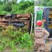 Urgente: Ônibus capota na estrada de Iranduba durante forte chuva que castiga o AM nesta sexta