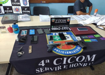 Trio do arrastão e que roubou estudantes é preso com vários objetos roubados