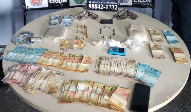 Donos de bares do Jorge Teixeira são presos com drogas e armas