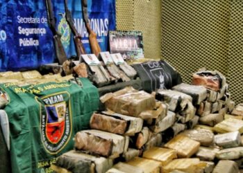 Mais de uma tonelada de drogas são aprendidas no Alto Rio Negro em ação da SSP e PF