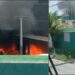 VÍDEO: Incêndio de grandes proporções atinge fábrica de reciclagem, na zona Leste de Manaus