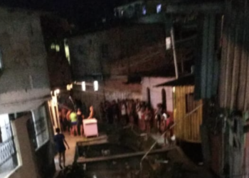 Homem tenta fugir dos assassinos, leva tiros e cai morto no rip-rap da Compensa