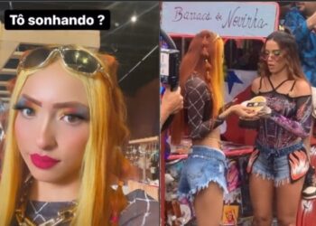 VÍDEO: Ruivinha de Marte participa de gravação de clipe com Anitta