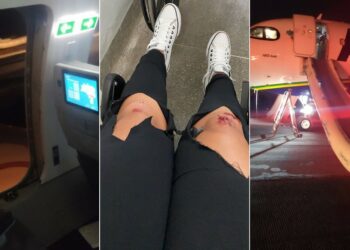 Correria e empurra-empurra em vídeo de voo da Azul que correu risco de explodir