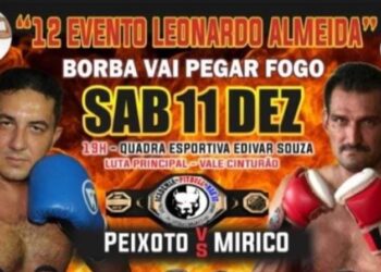 MMA: Prefeito de Borba vai para ringue ‘resolver’ diferenças políticas com ex-vereador e quase é nocauteado