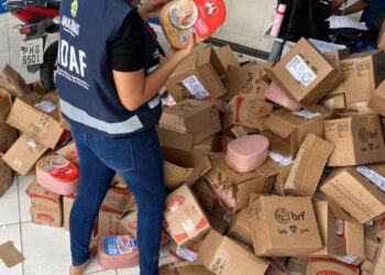 Quase duas toneladas de carne estragada são encontrados em abatedouro no Alvorada e Cidade Nova