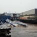 VÍDEO: Barco naufraga no porto de São Raimundo durante chuva que atingiu Manaus nesta segunda